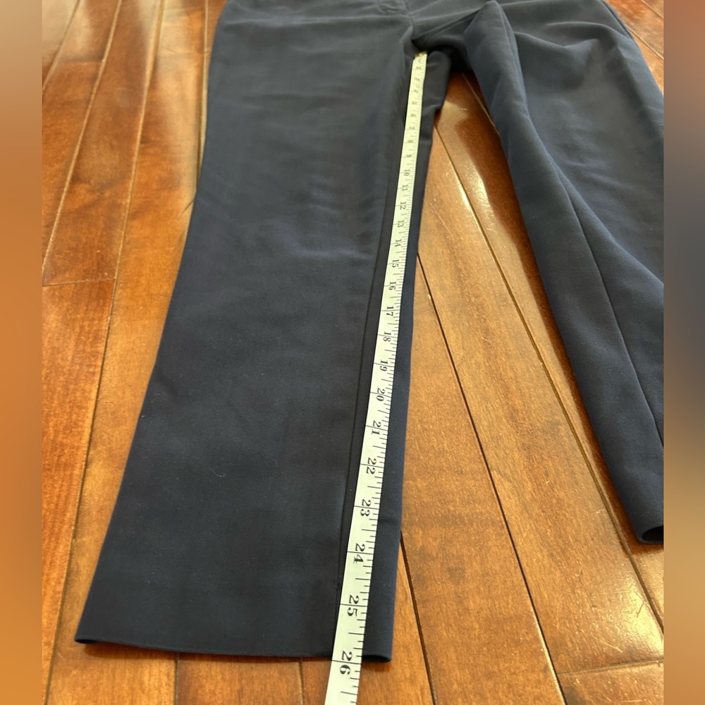 LOFT Navy Marisa Skinny Ankle Pant Size 8 - Picture 4 of 7